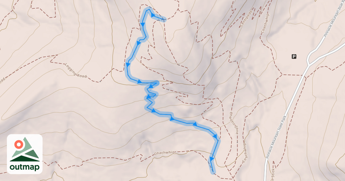 Map of Armadillo Run