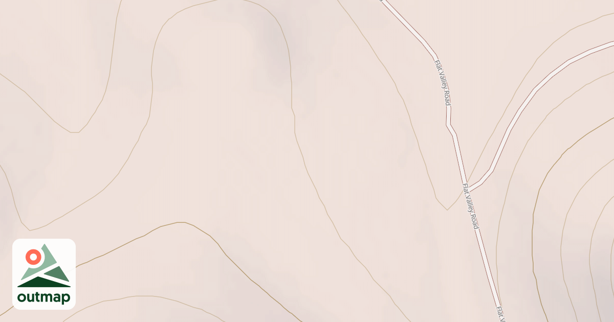 Map of BROWN'S CANYON FLAT