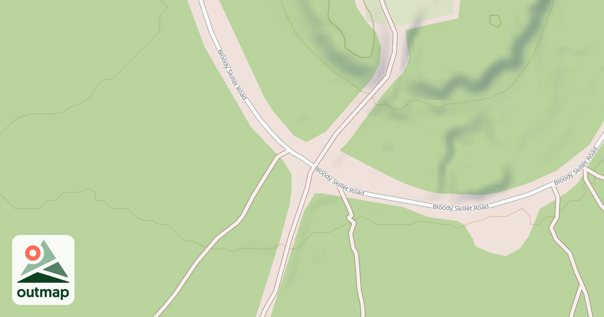 Map of Bloody Skillet ATV Trail