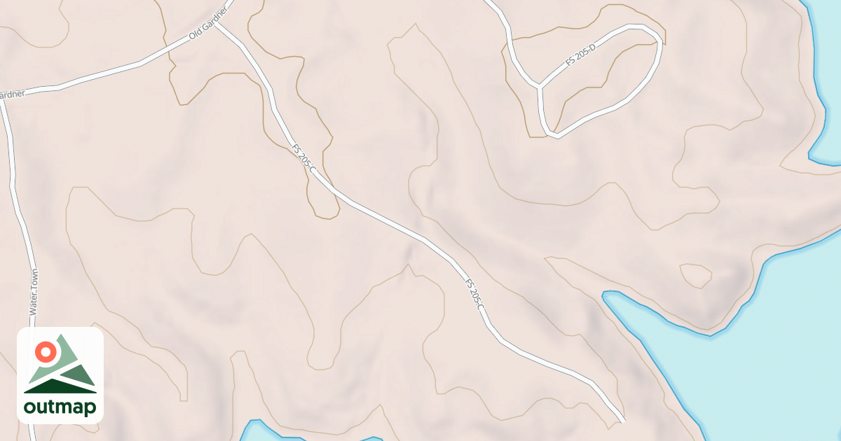 Map of 205-C