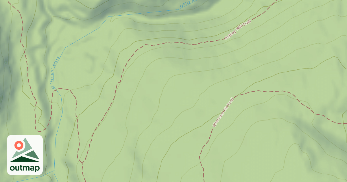 Map of Ashley Hill Trail