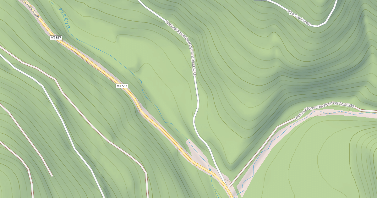 Map preview of DECEPTION CR SNOWMOBILE LOOP