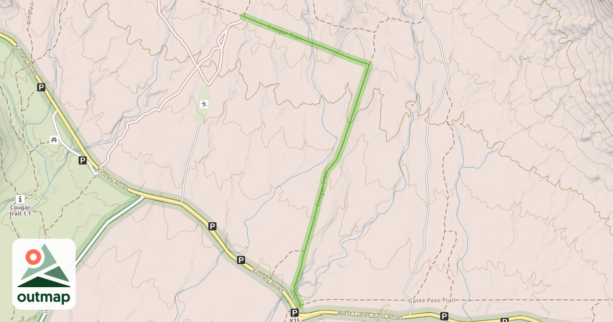 Map of Cougar Trail