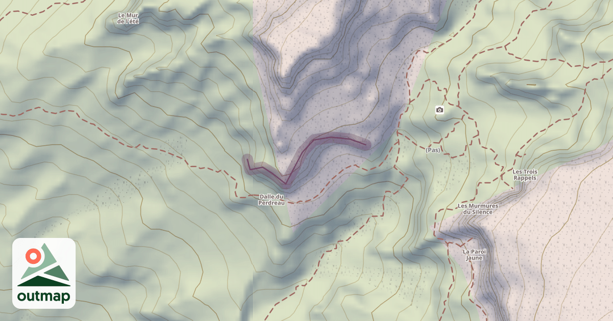 Map of Dalles du Perdreau