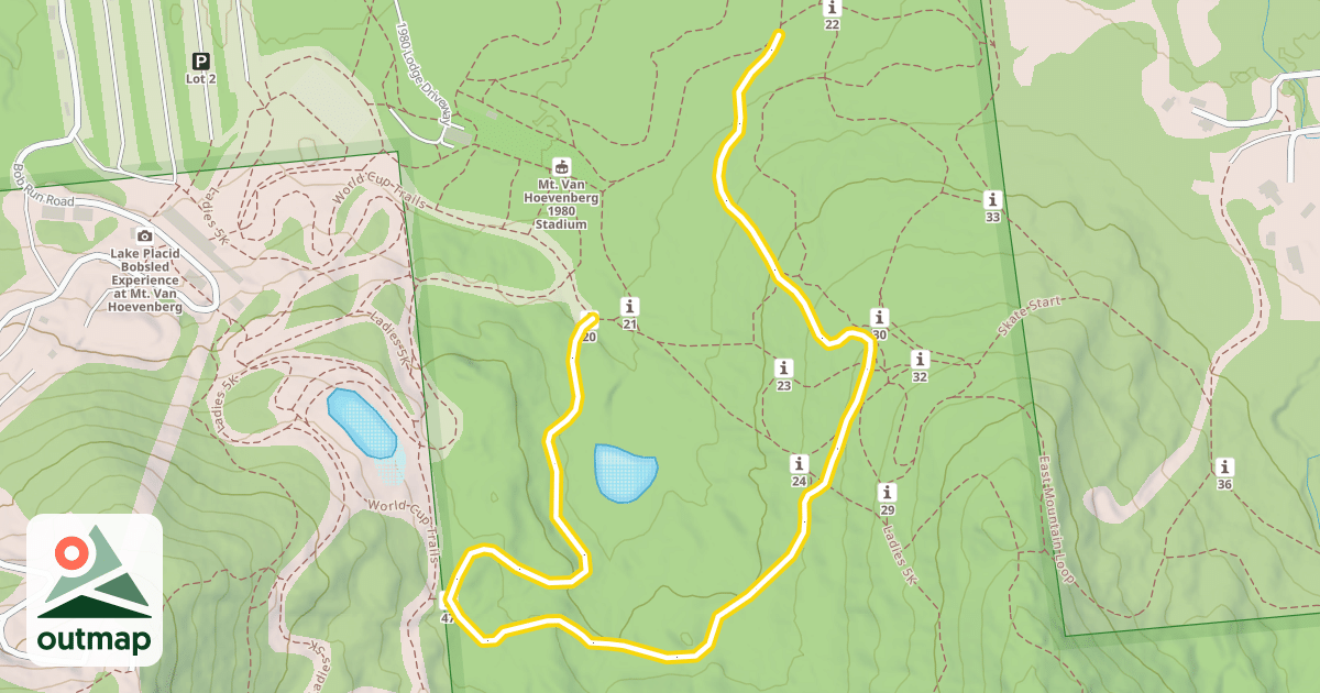Map of Interloopen Trail