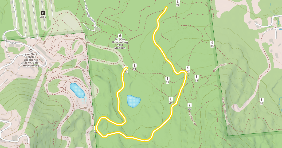 Map preview of Interloopen Trail