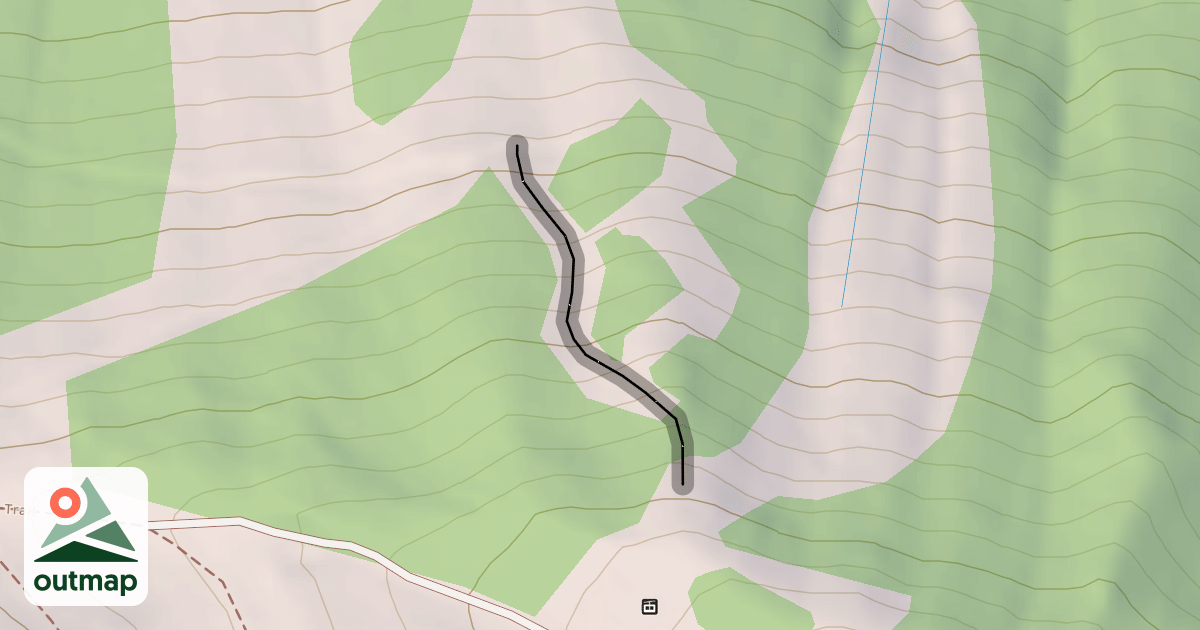 Map of West 'S' Chute