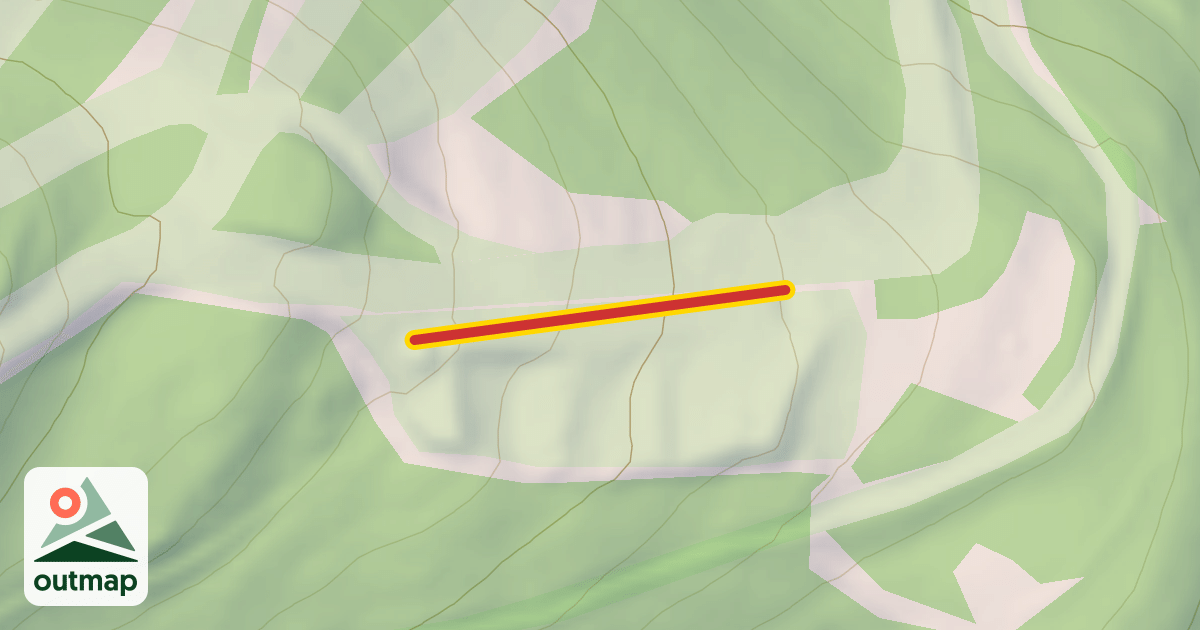 Map of Lift G Cable Tow