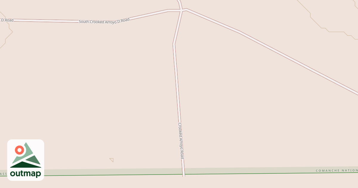 Map of SOUTH CROOKED ARROYO G