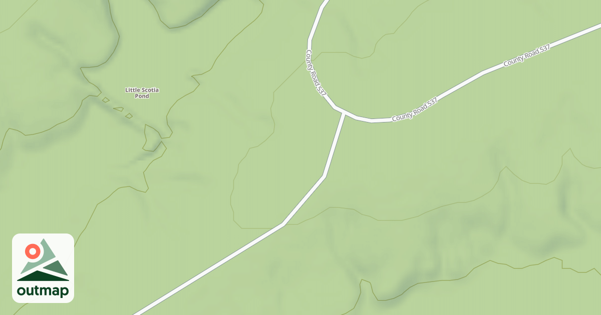 Map of LITTLE SCOTIA POND SPUR A