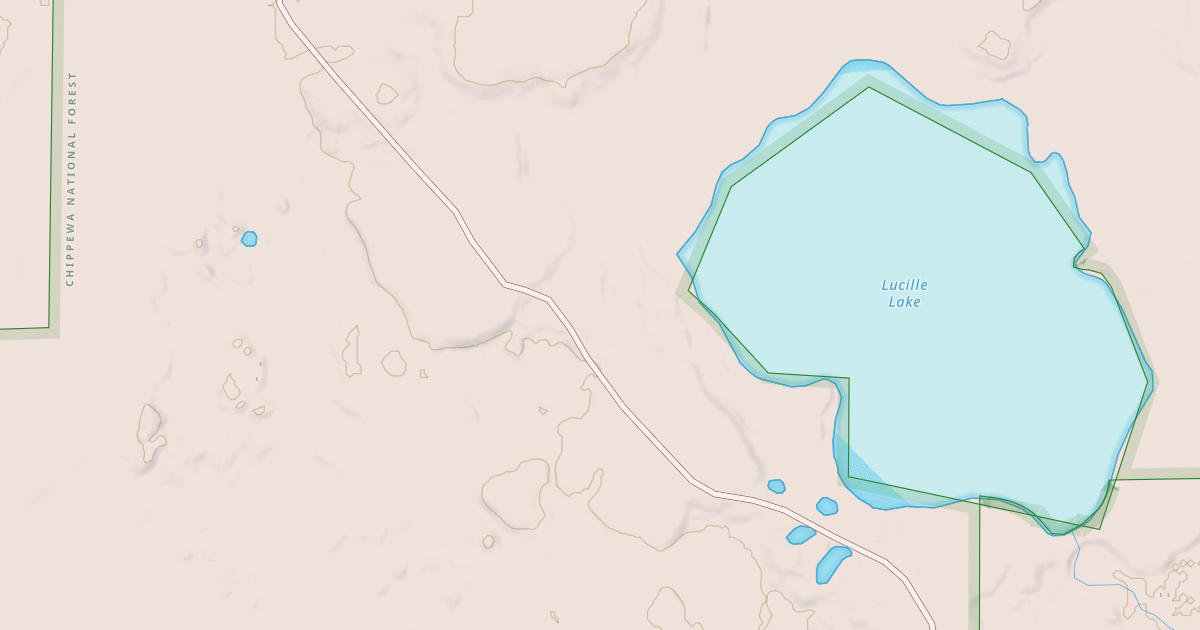 Map preview of LUCILLE LAKE
