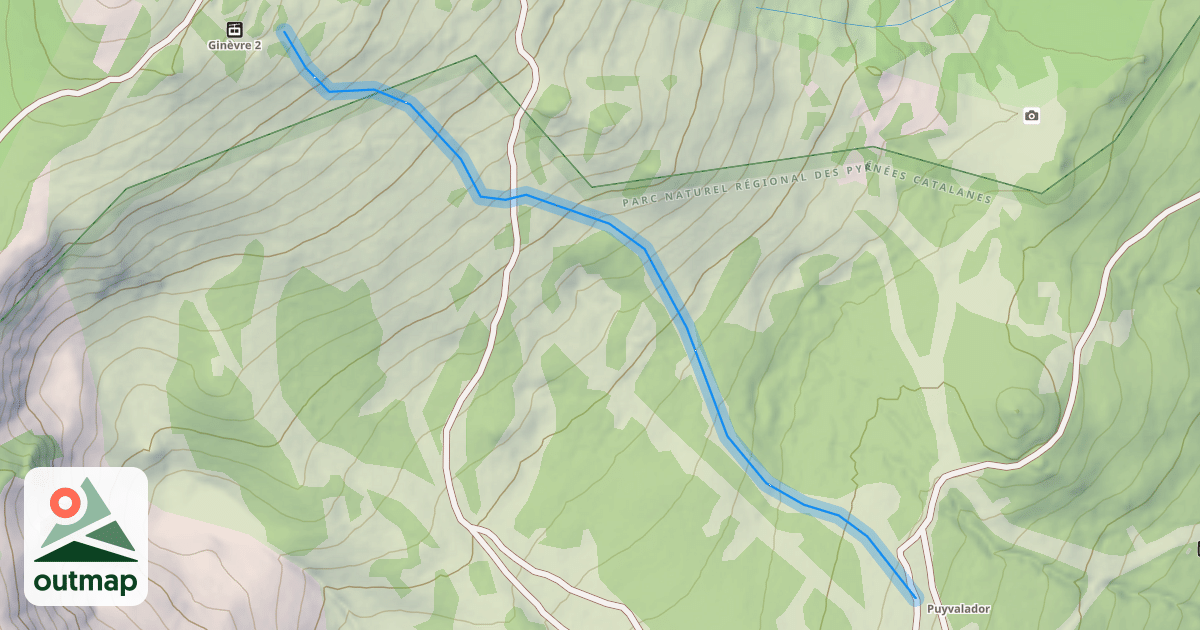 Map of Pista Banana