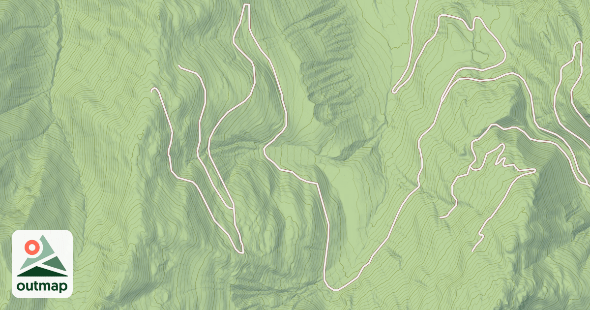 Map of BERRAY MTN