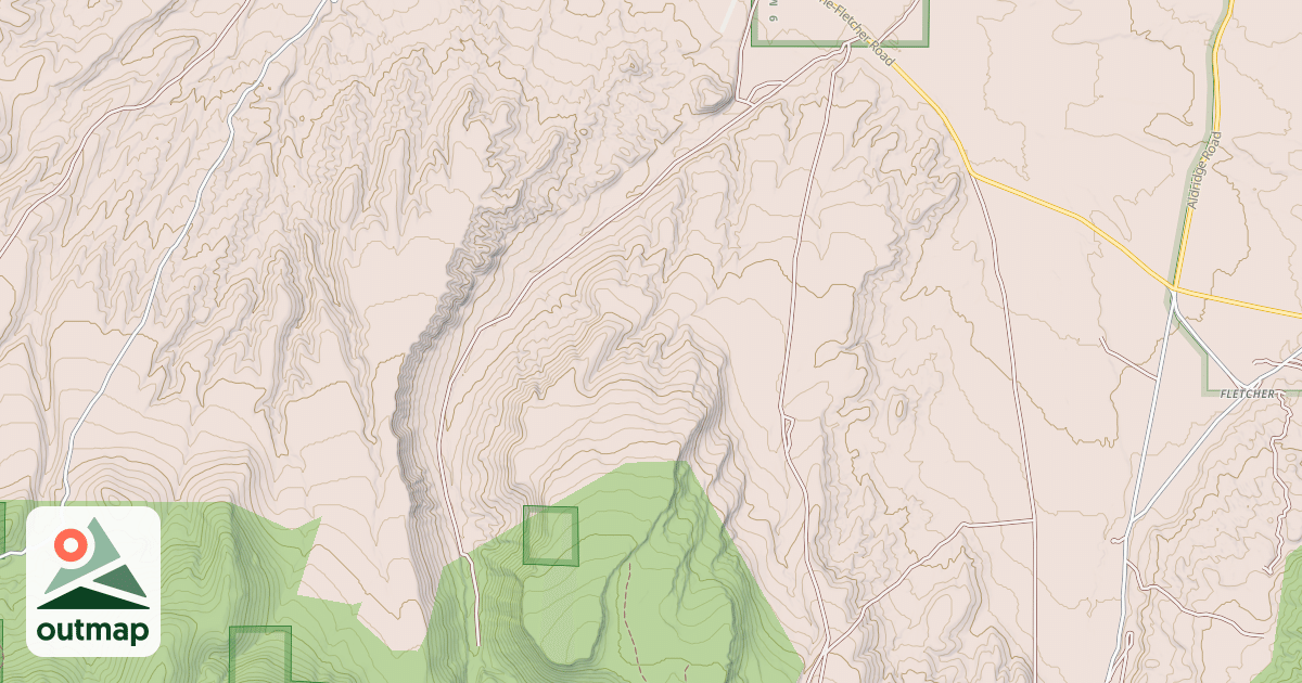 Map of ROUGH CREEK ROAD