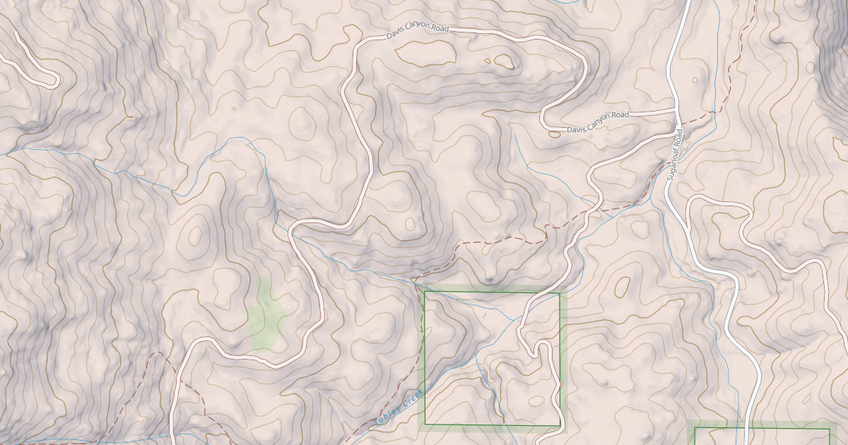 Map preview of DAVIS CANYON