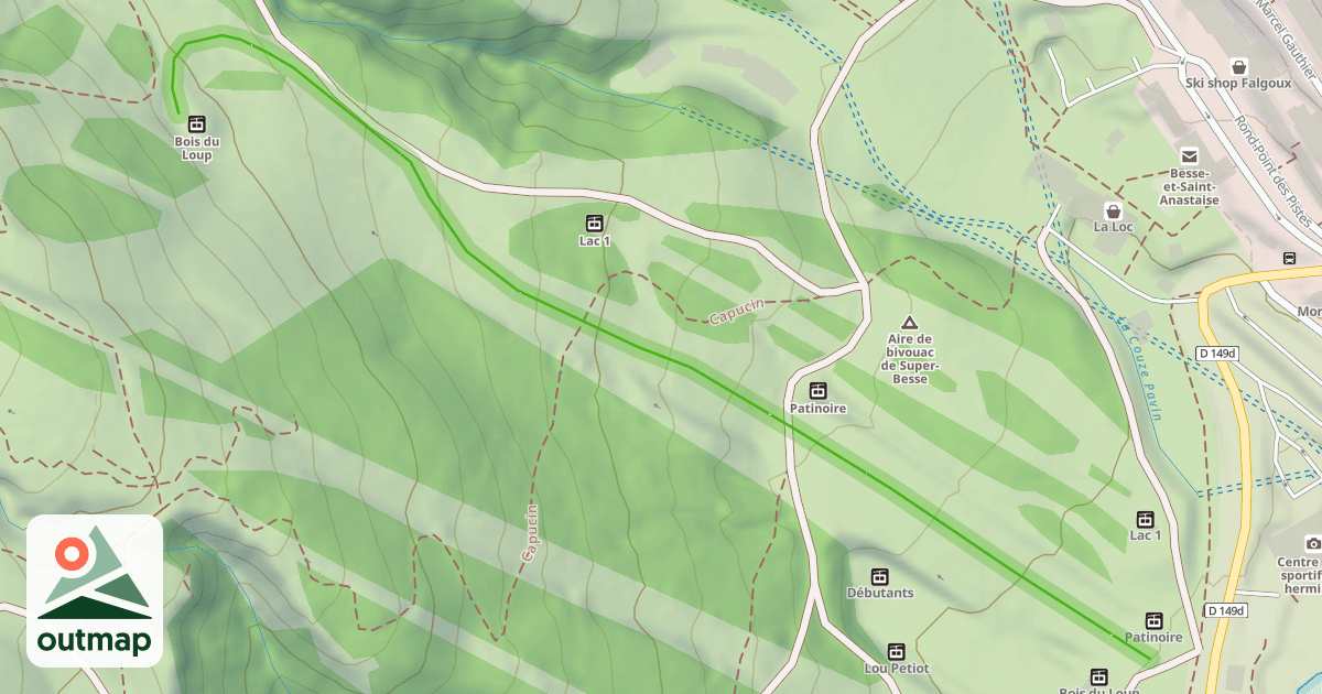 Map of École