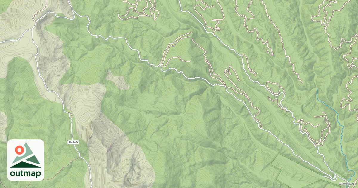 Map of ELK CITY WAGON ROAD