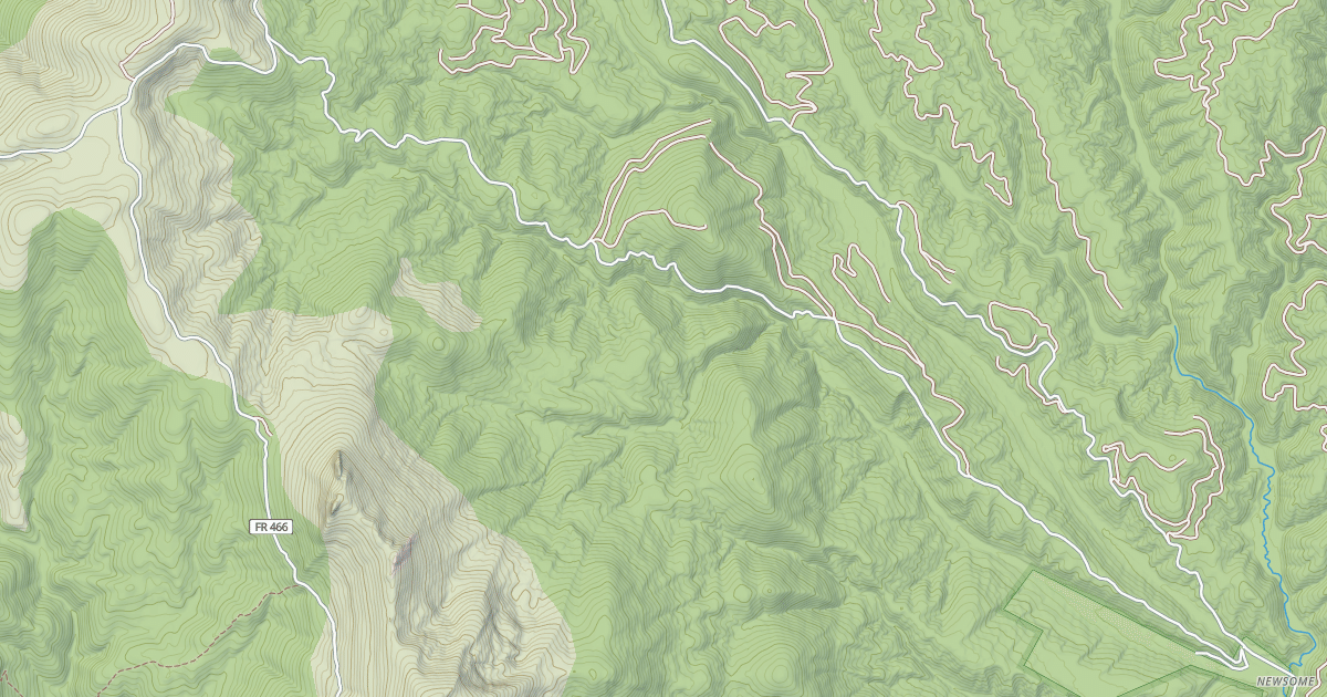 Map preview of ELK CITY WAGON ROAD
