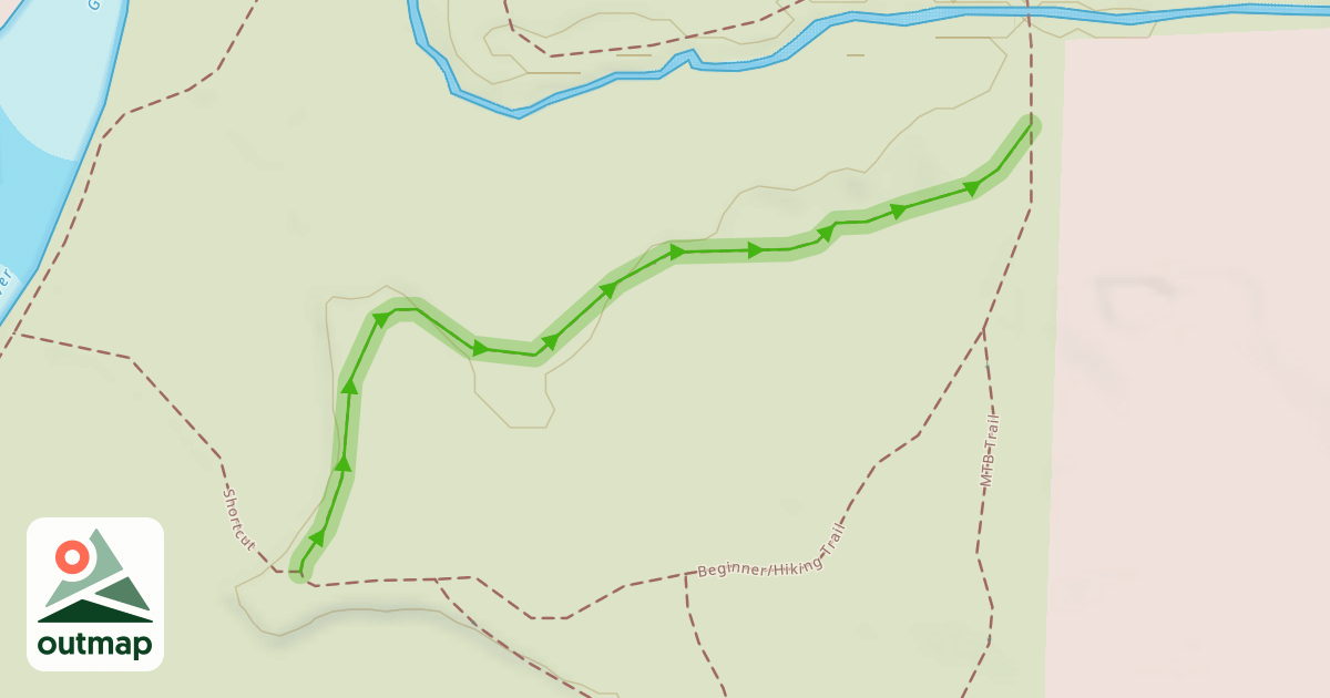 Map of MTB Trail
