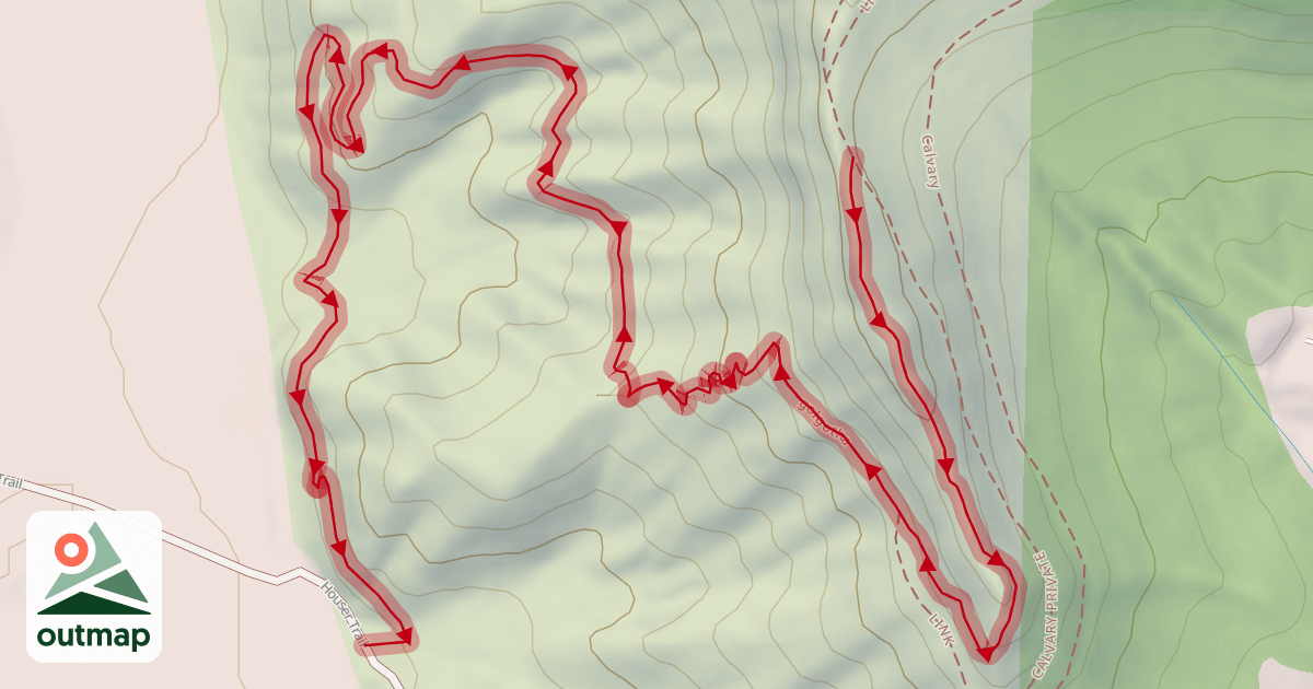 Map of golgotha