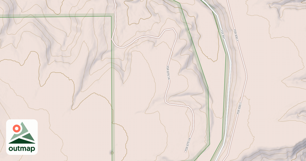 Map of COLE SPRINGS BR 1A