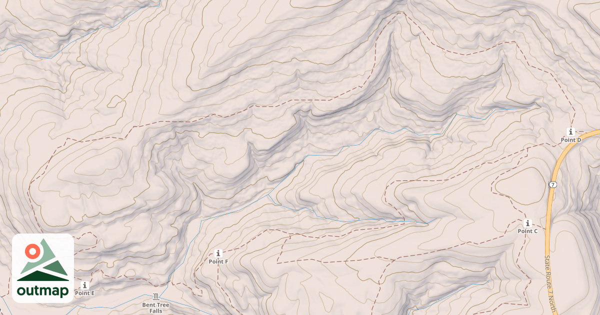 Map of GAP HOLLOW LOOP
