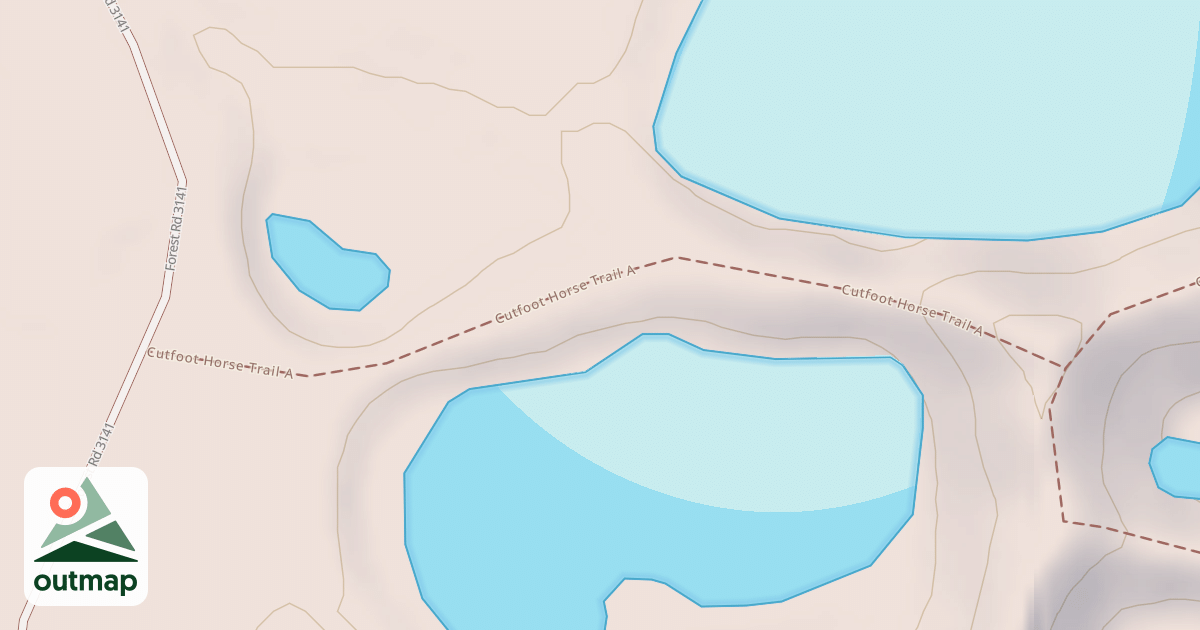 Map of FARLEY LAKE ROAD SPUR A