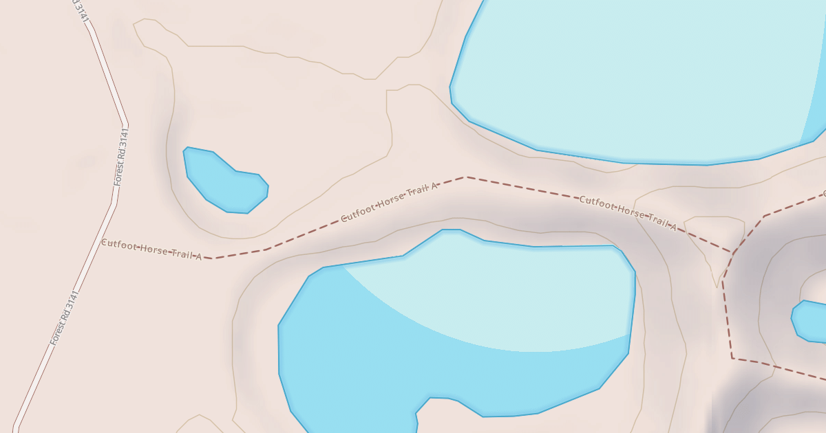 Map preview of FARLEY LAKE ROAD SPUR A