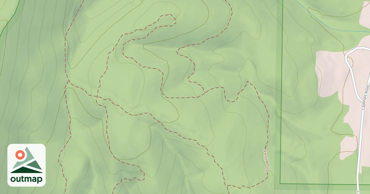 Map of USFS Motor Vehicle Use Map Trails 16110