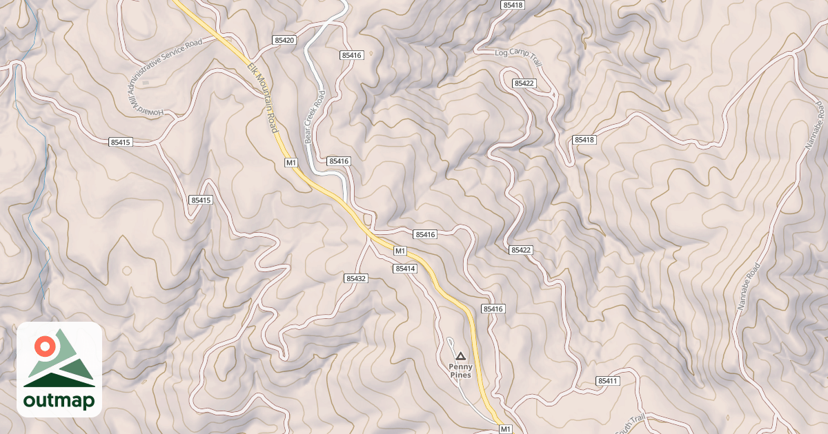 Map of CAMPERS PASS