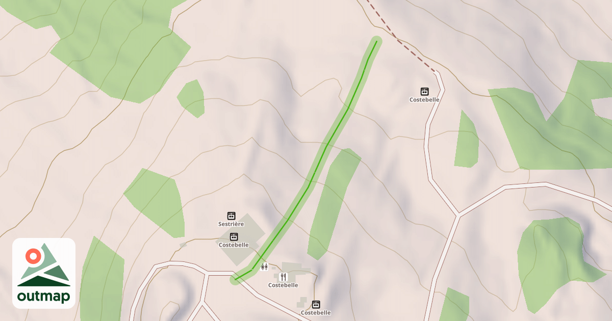 Map of Sestrière