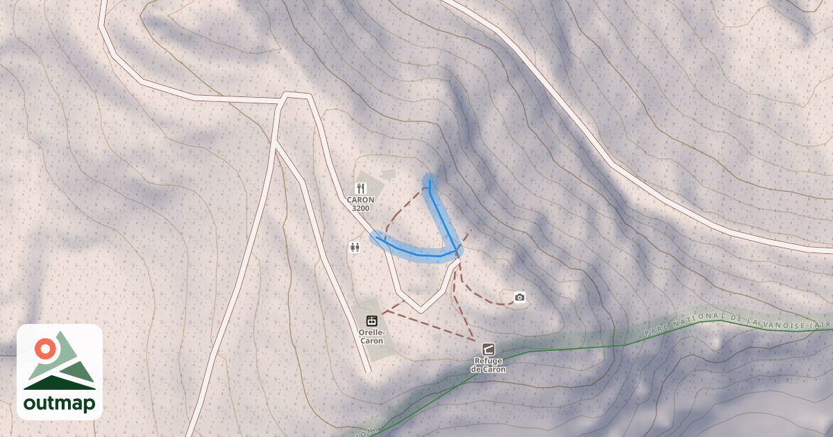 Map of Col de l'Audzin