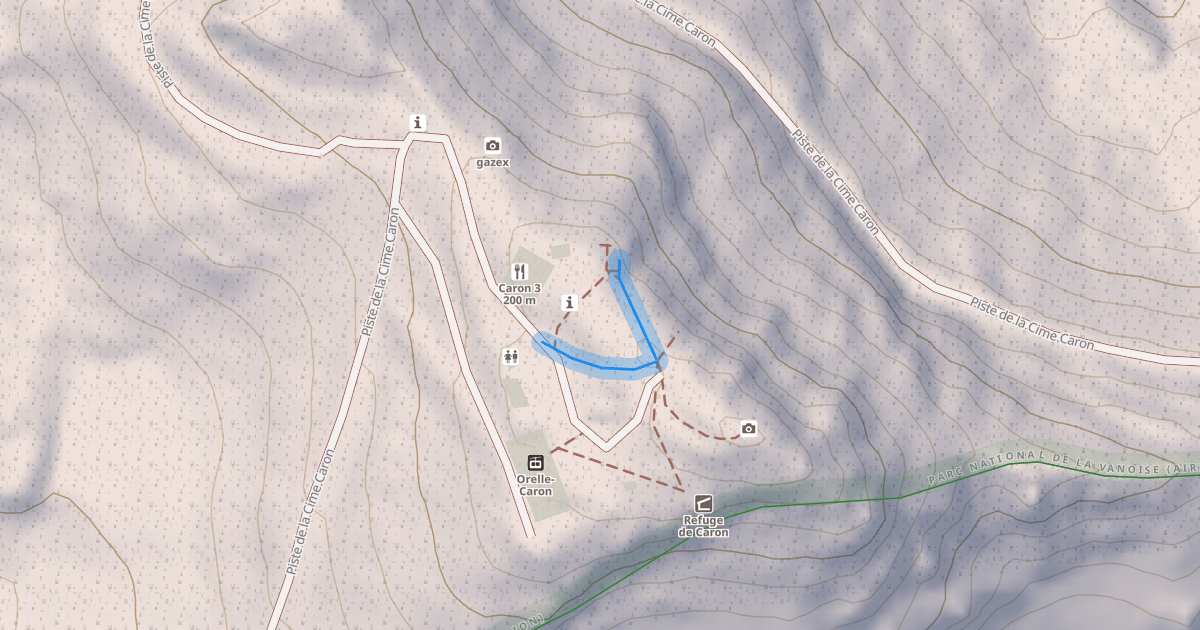 Map preview of Col de l'Audzin