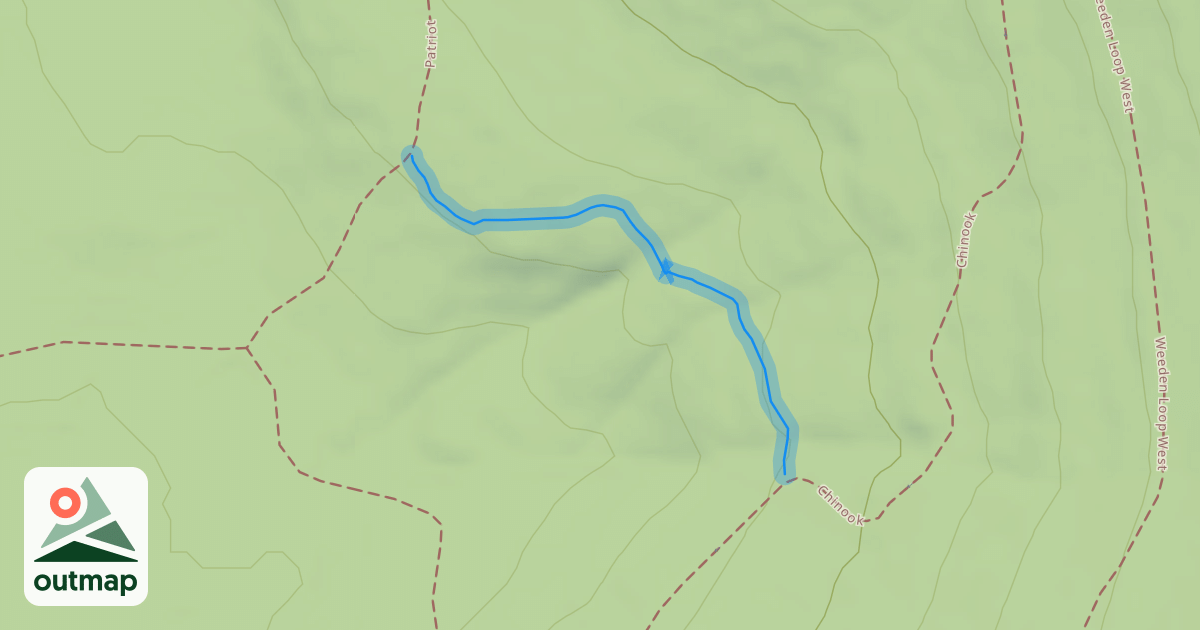 Map of Patriot-Chinook Connector