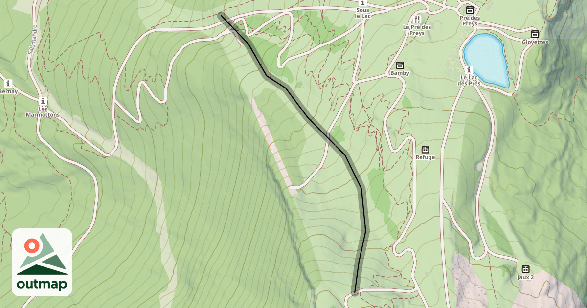 Map of Chamois