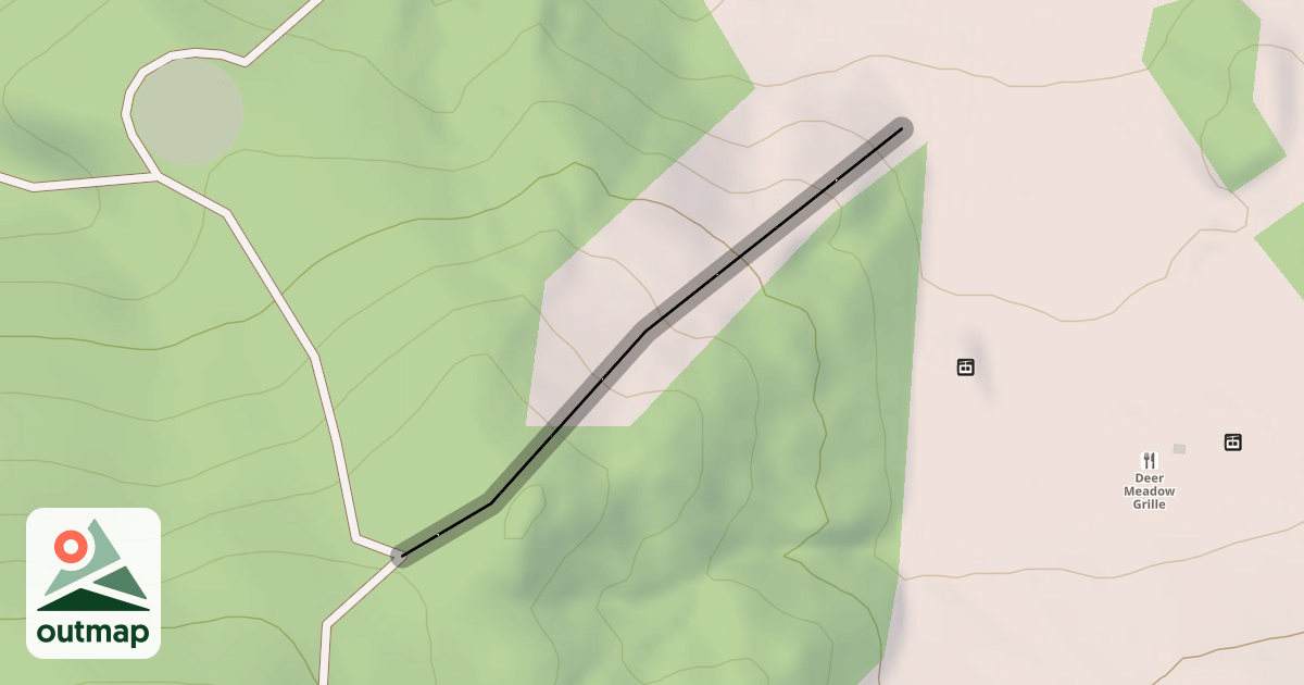 Map of Lake Run