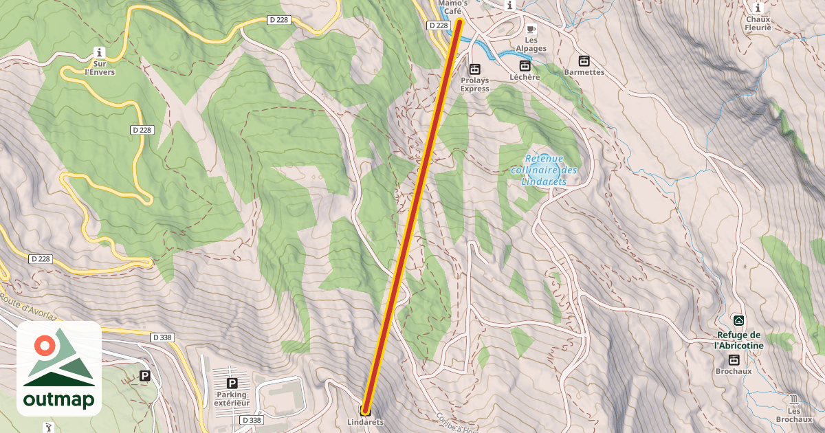 Map of Lindarets