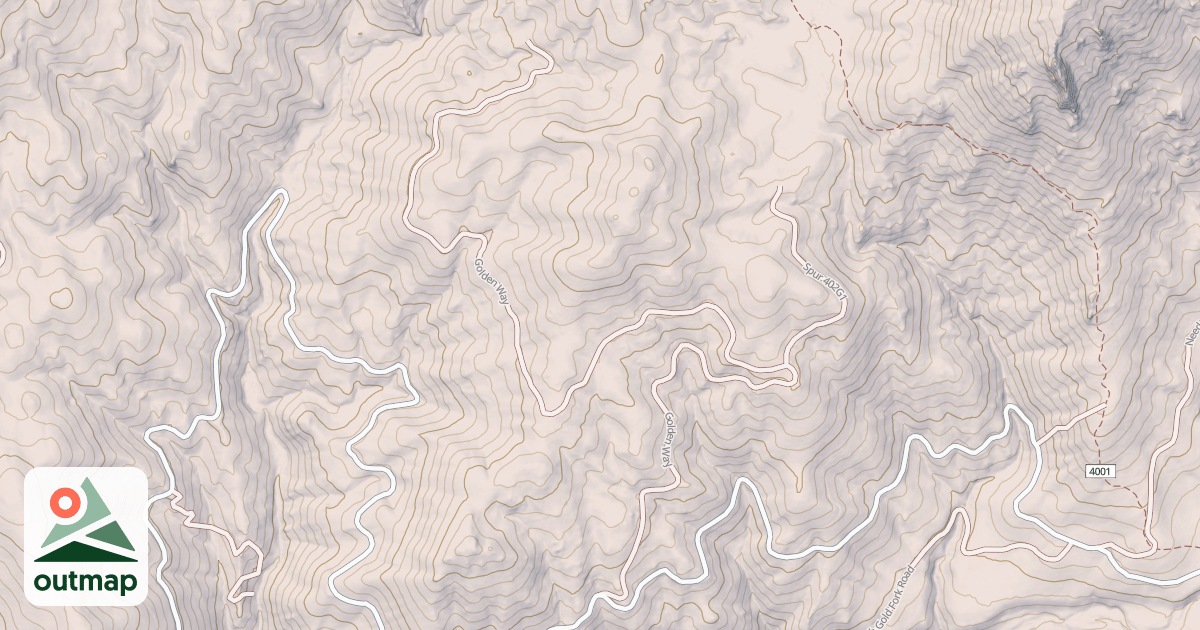 Map of GOLDEN WAY