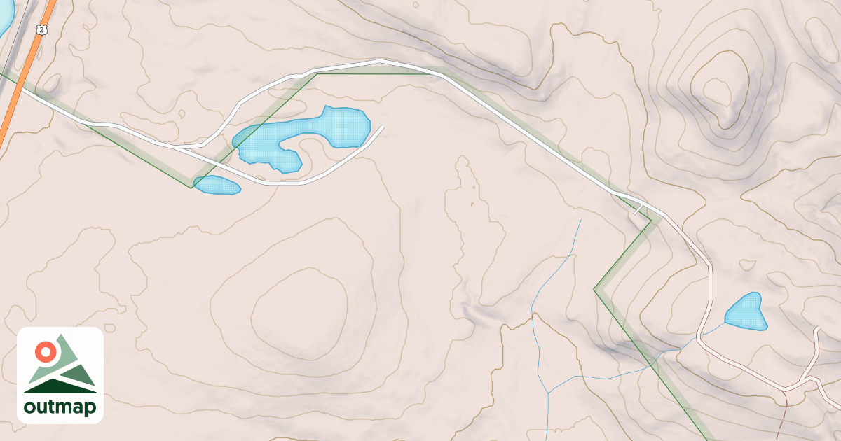 Map of LUBEC LAKE