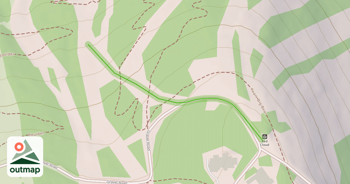 Map of Mountain Daisy