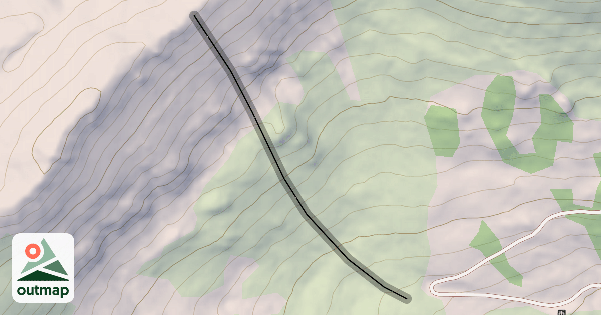 Map of Bradley's Plunge