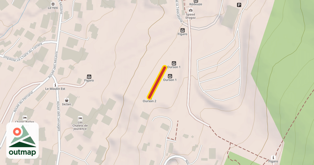 Map of Ourson 2