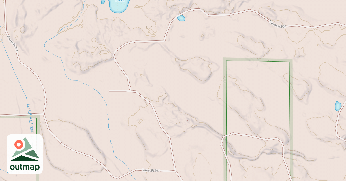 Map of DOGHOUSE LAKE SPUR C