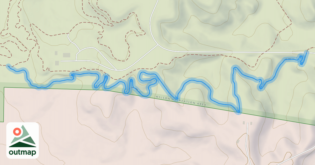 Map of Cabin Hill (Golden Belt Loop)