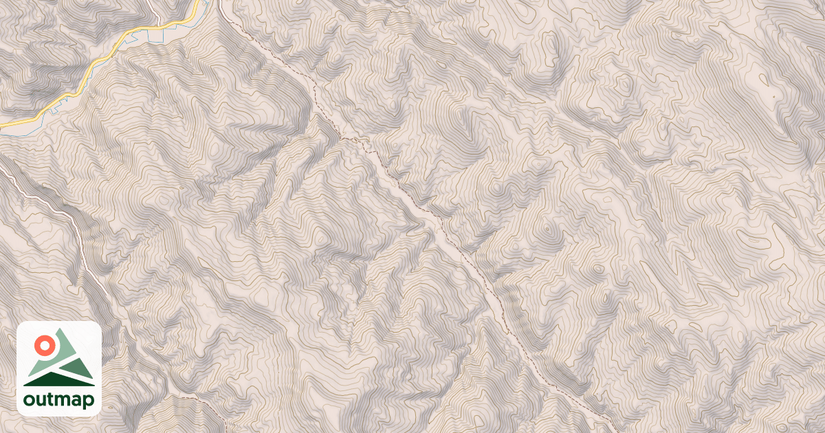 Map of South Fork Fall Creek