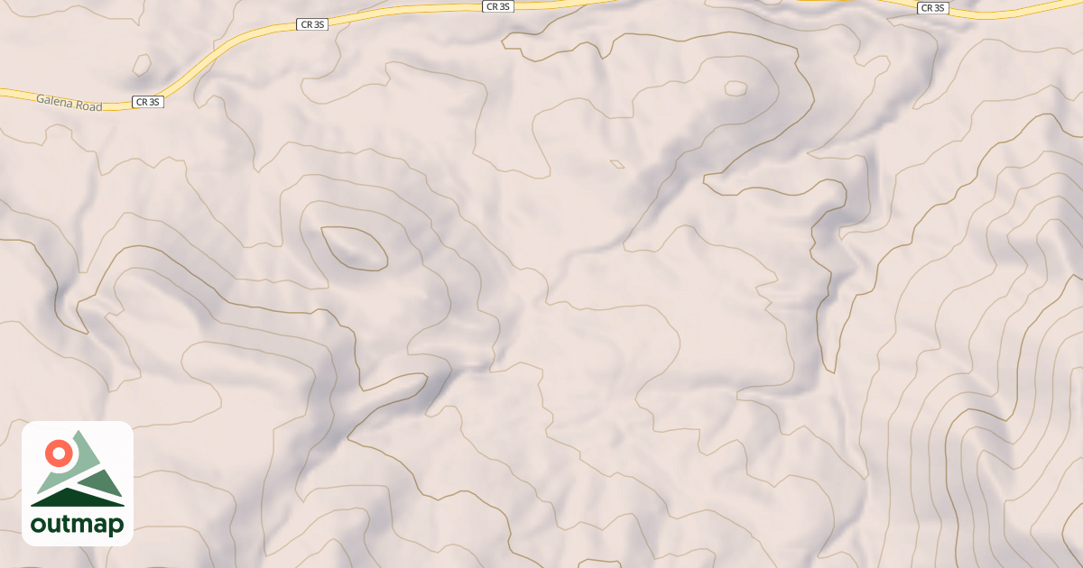 Map of GALENA BR 3B