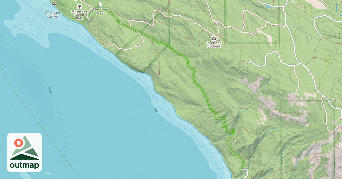 Map of Cape Keppel Track
