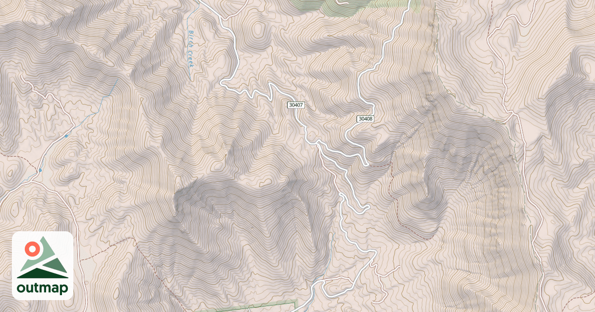 Map of BIRCH CREEK