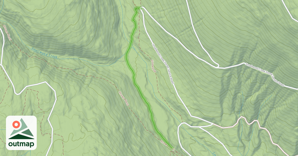 Map of Crows Nest