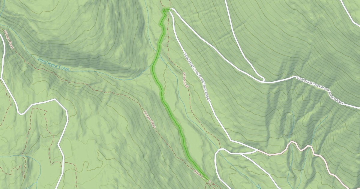 Map preview of Crows Nest